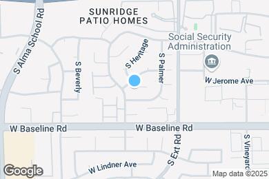 Map image of the property - 913 W Jerome Cir