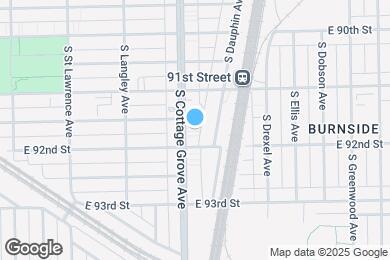 Map image of the property - 9143 S Cottage Grove Ave