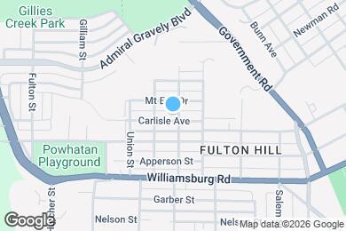 Map image of the property - 1210 Carlisle Ave