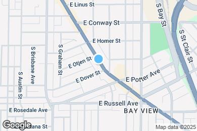 Map image of the property - 2571 S Kinnickinnic Ave