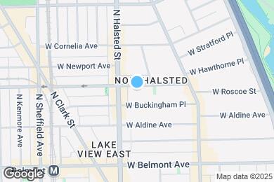 Map image of the property - 719 W Roscoe St