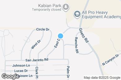 Map image of the property - 28076 East Dr