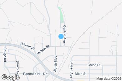 Map image of the property - 1108 Central Ave