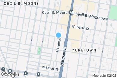 Map image of the property - 1434 N Carlisle St