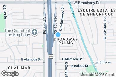 Map image of the property - 2412 S Cottonwood Dr