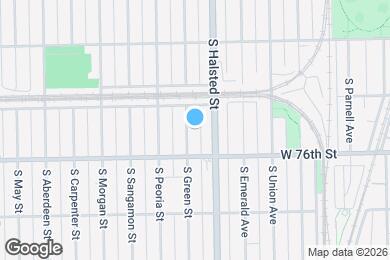 Map image of the property - 7525 S Green St