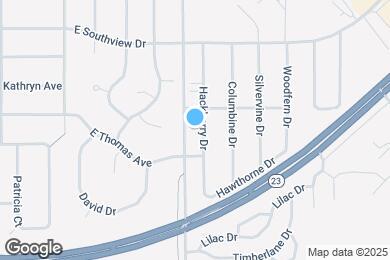 Map image of the property - 1006 Hackberry Dr