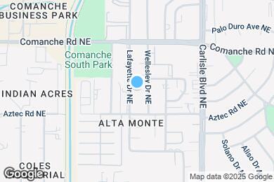 Map image of the property - 3500 Lafayette Dr NE