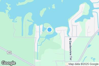 Map image of the property - 1045 N Cres Dr