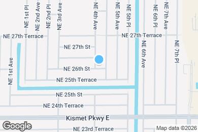Map image of the property - 2603 NE 4th Ave