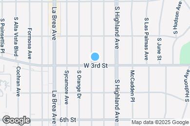 Map image of the property - 266 S Mansfield Ave