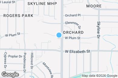 Map image of the property - 901 S Taft Hill Rd
