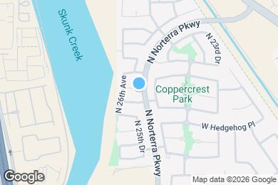 Map image of the property - 2501 W Oberlin Way