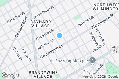 Map image of the property - 2600 N Jefferson St