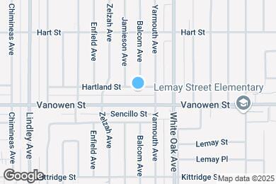 Map image of the property - 17800 Hartland St