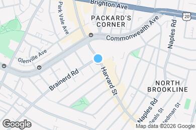 Map image of the property - 243 Harvard Ave