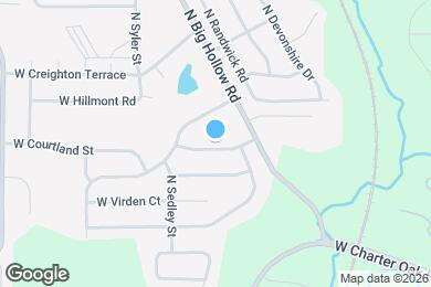 Map image of the property - 3729 W Vinton Ave