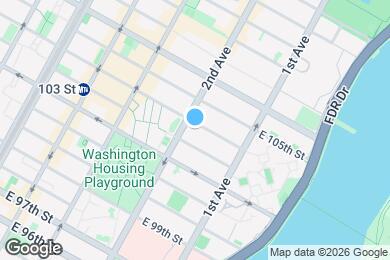 Map image of the property - 302 E 104th St