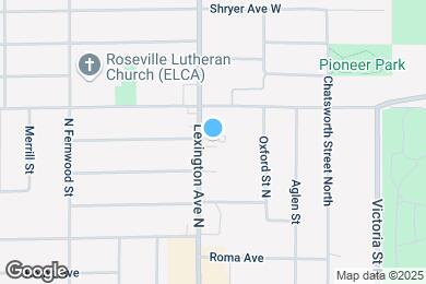 Map image of the property - 1890 Lexington Ave N