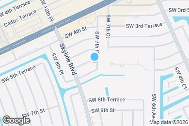 Map image of the property - 714 SW 6th St