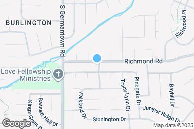 Map image of the property - 4429 Richmond Oaks Dr