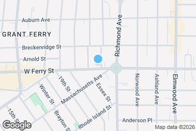 Map image of the property - 482 West Ferry