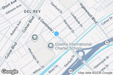 Map image of the property - 4907 S Centinela Ave