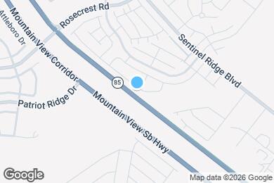 Map image of the property - 14576 S Quiet Shade Drive