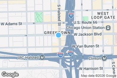 Map image of the property - 320 S Halsted St