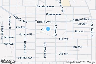 Map image of the property - 3410 4th Ave