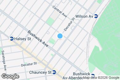 Map image of the property - 1076 Decatur St