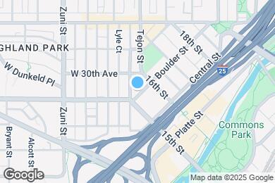 Map image of the property - 1539 Boulder St