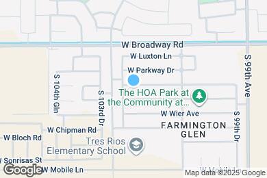Map image of the property - 10229 W Marguerite Ave