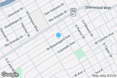 Map image of the property - 2516 W Beauregard Ave