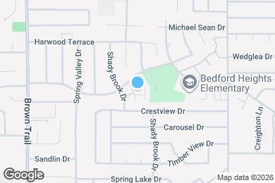 Map image of the property - Bedford Hills Apartments