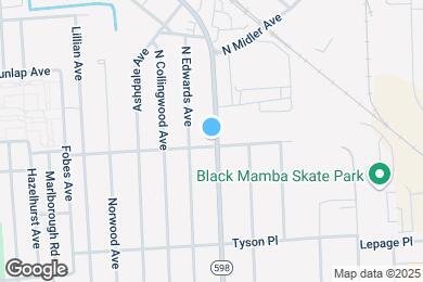 Map image of the property - 301 N Midler Ave