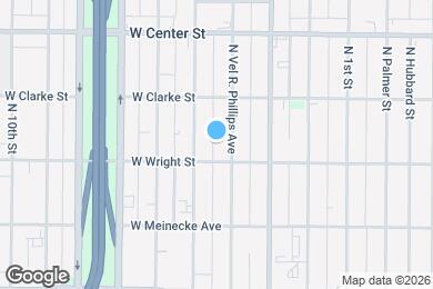 Map image of the property - 2519 N Vel R Phillips Ave