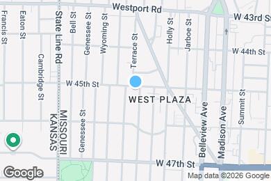 Map image of the property - 4504 Terrace St