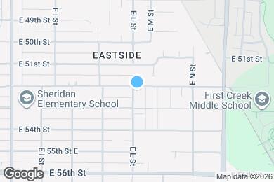 Map image of the property - 5203 E L St