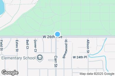 Map image of the property - 8332 W 26th Ave