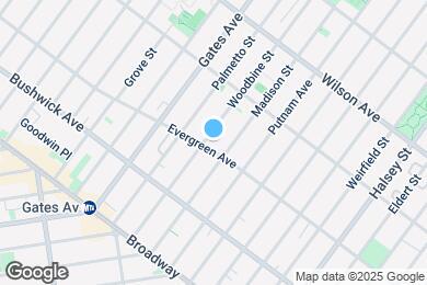 Map image of the property - 469 Evergreen Ave