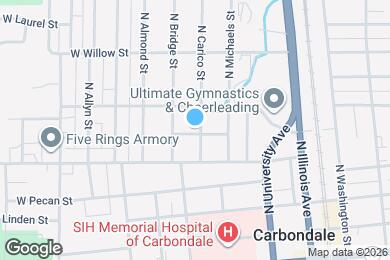 Map image of the property - 600 N Carico St