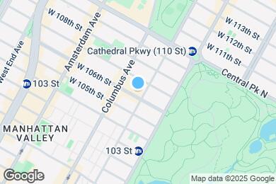 Map image of the property - 53 W 106th St