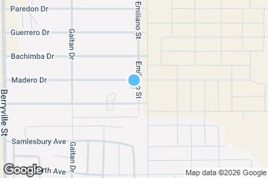 Map image of the property - 13782 Madero Dr