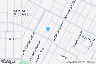 Map image of the property - 256 S La Fayette Park Pl