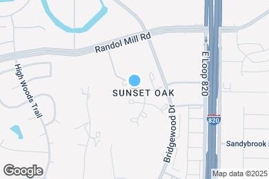 Map image of the property - 316 Sunset Oak Dr