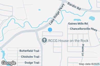 Map image of the property - 1709 N Bent Tree Trail