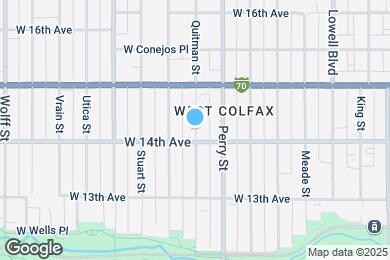 Map image of the property - 1417 Quitman St