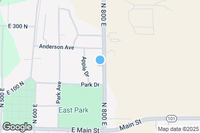 Map image of the property - 195 N 800 E