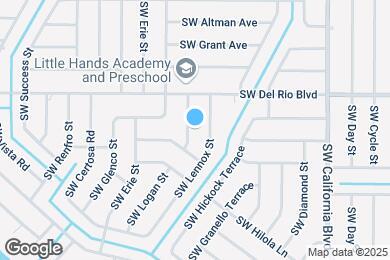 Map image of the property - 1861 SW Logan St